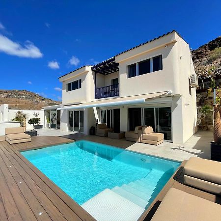 Luxury Villa Morelli With Seaview & Heated Pool Maspalomas  Luaran gambar
