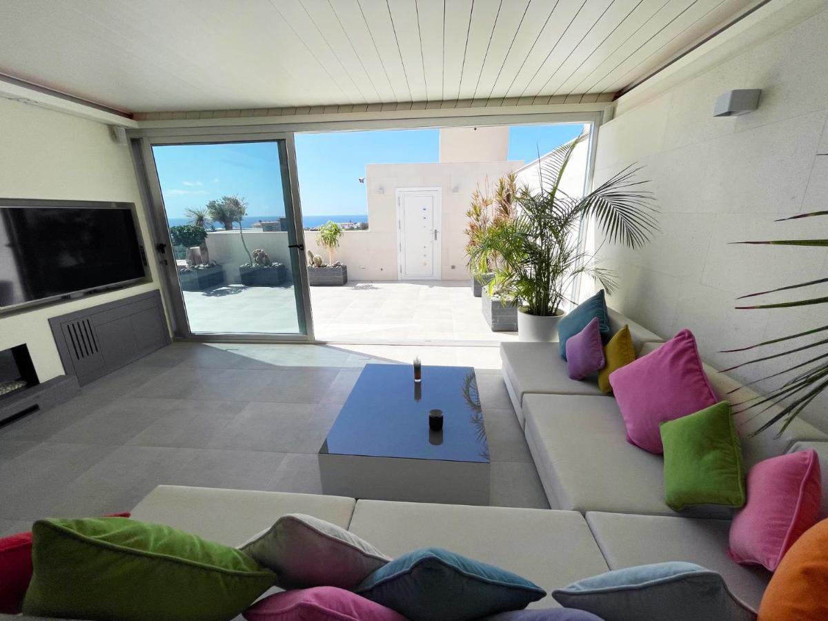 Luxury Villa Morelli With Seaview & Heated Pool Maspalomas  Luaran gambar