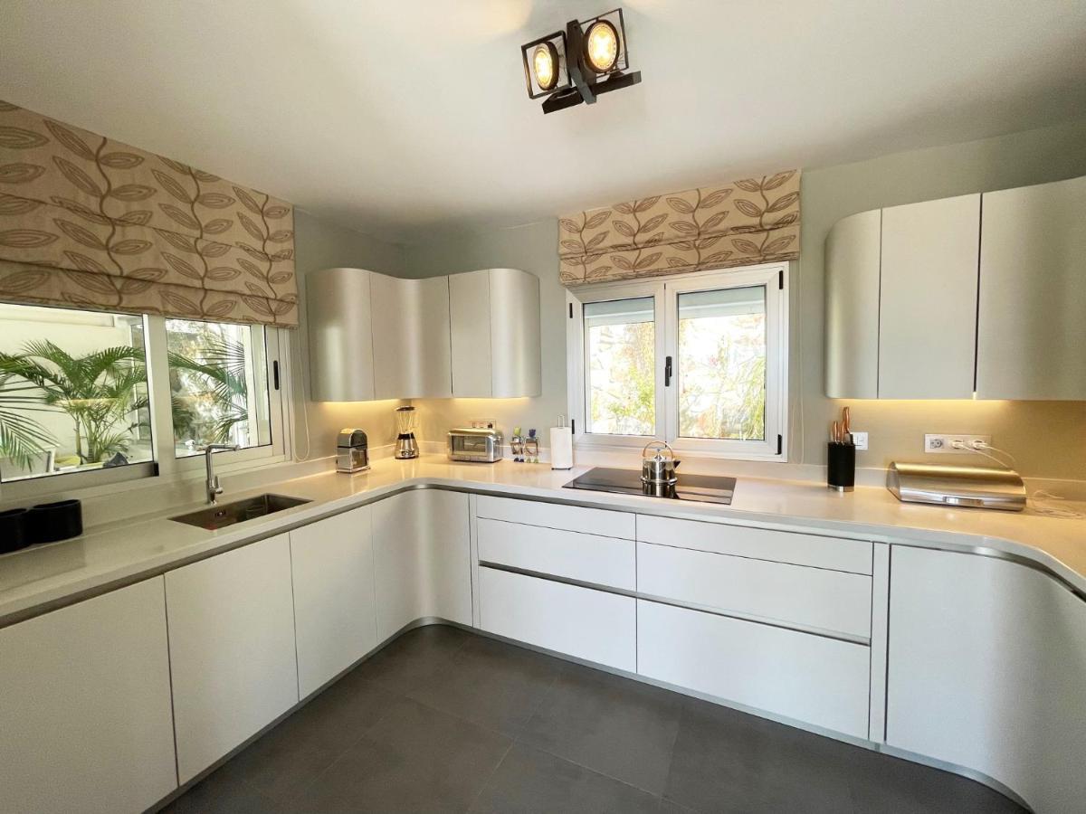 Luxury Villa Morelli With Seaview & Heated Pool Maspalomas  Luaran gambar